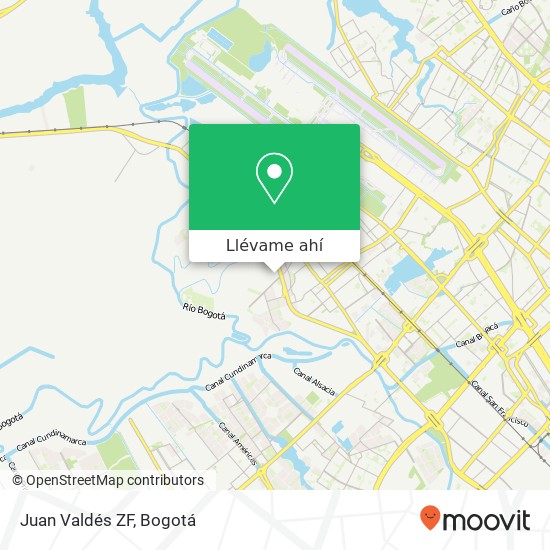 Mapa de Juan Valdés ZF