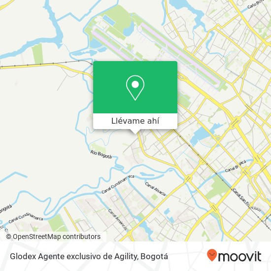 Mapa de Glodex Agente exclusivo de Agility