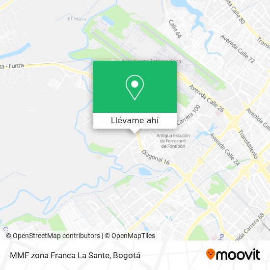 Mapa de MMF zona Franca La Sante