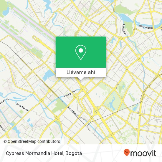 Mapa de Cypress Normandia Hotel
