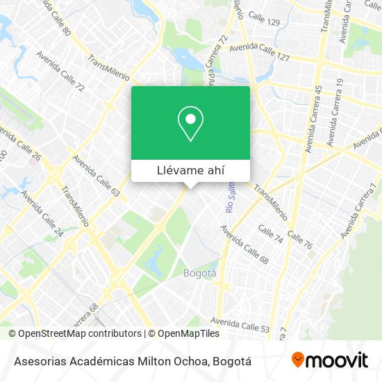 Mapa de Asesorias Académicas Milton Ochoa