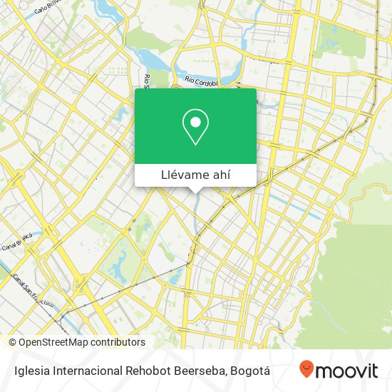 Mapa de Iglesia Internacional Rehobot Beerseba