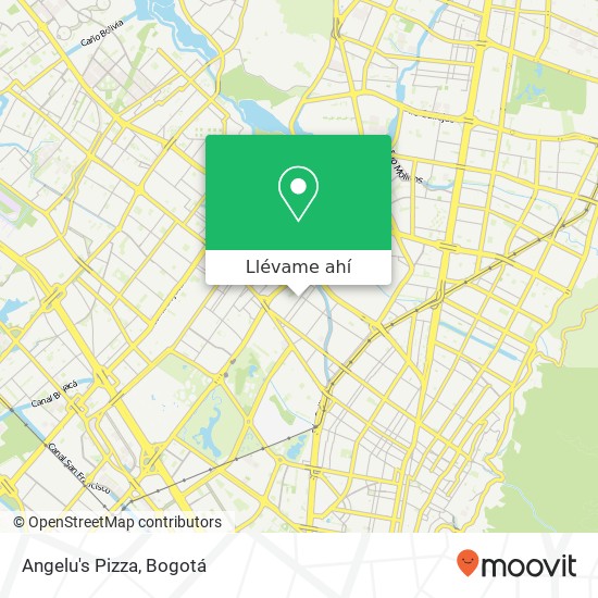 Mapa de Angelu's Pizza
