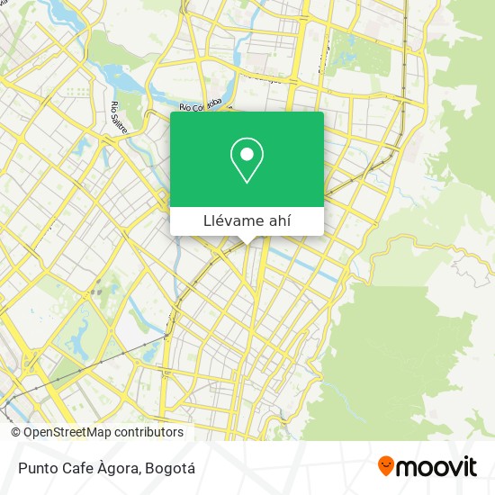 Mapa de Punto Cafe Àgora