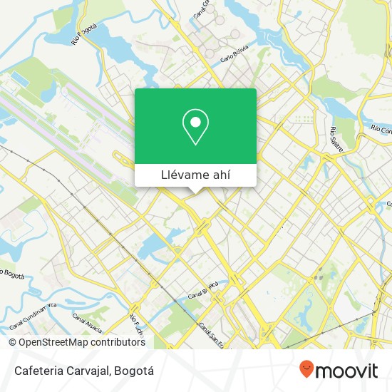 Mapa de Cafeteria Carvajal