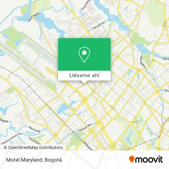 Mapa de Motel Maryland