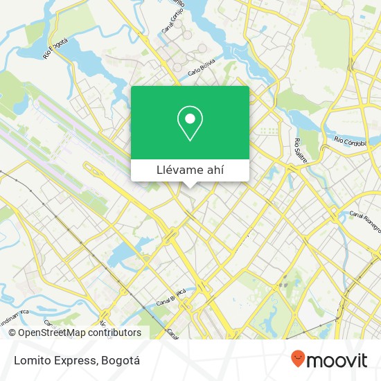 Mapa de Lomito Express