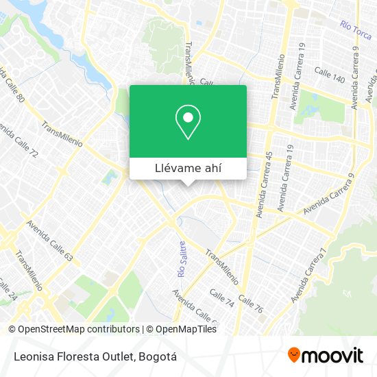 Mapa de Leonisa Floresta Outlet