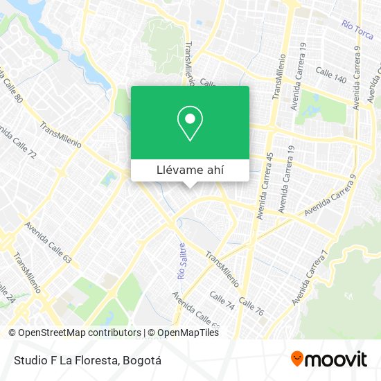 Mapa de Studio F La Floresta