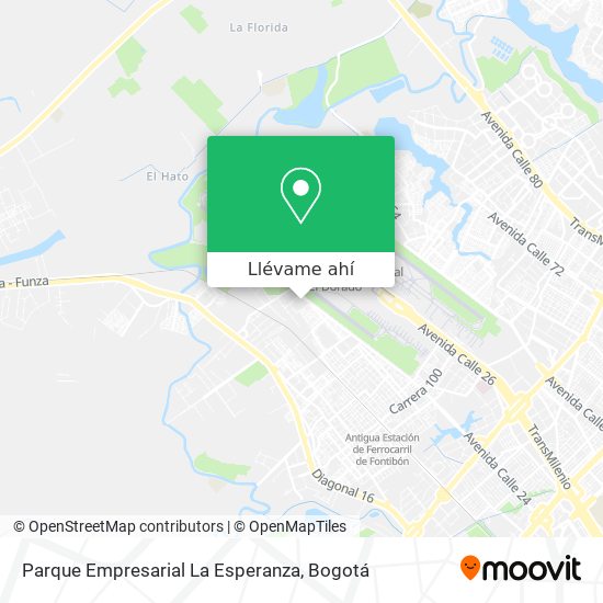 Mapa de Parque Empresarial La Esperanza