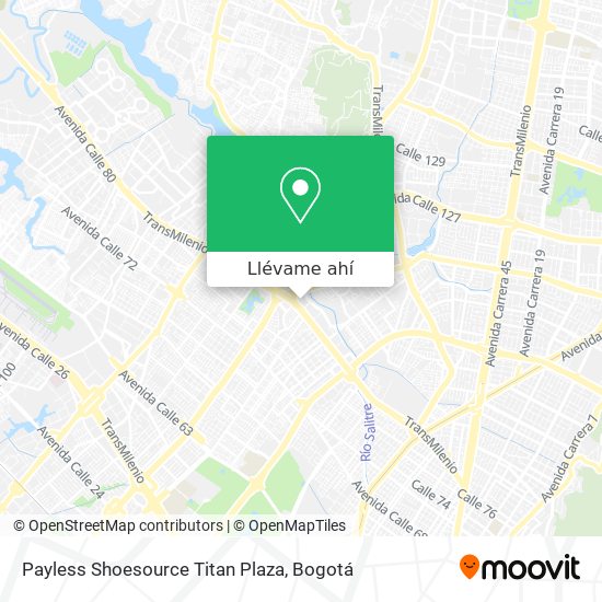 Mapa de Payless Shoesource Titan Plaza