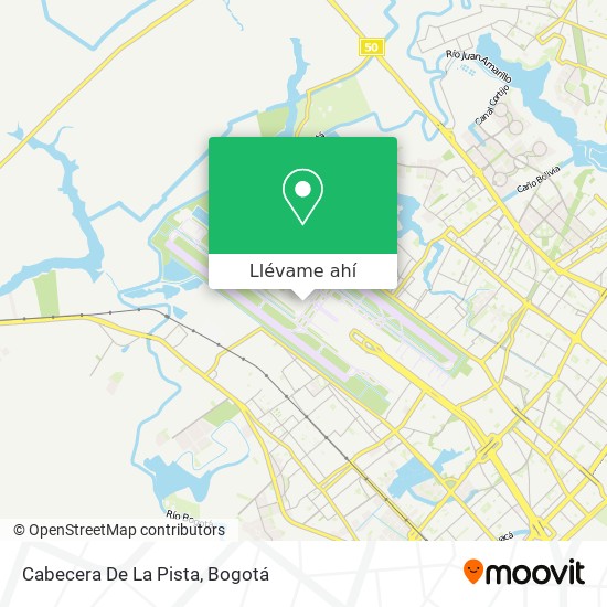 Mapa de Cabecera De La Pista
