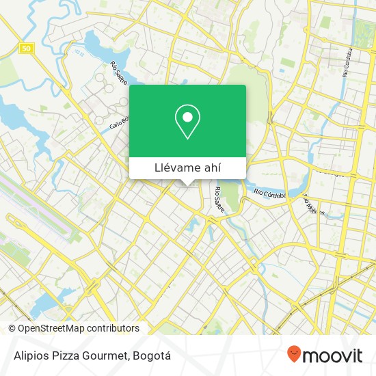 Mapa de Alipios Pizza Gourmet