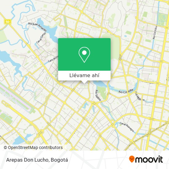 Mapa de Arepas Don Lucho