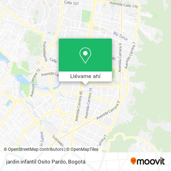 Mapa de jardin infantil Osito Pardo