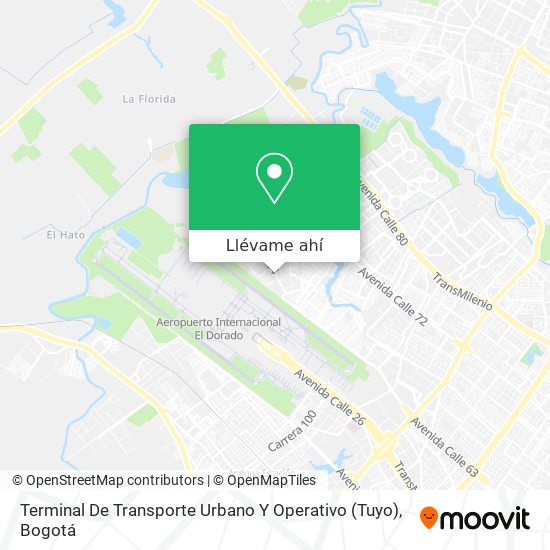 Mapa de Terminal De Transporte Urbano Y Operativo (Tuyo)