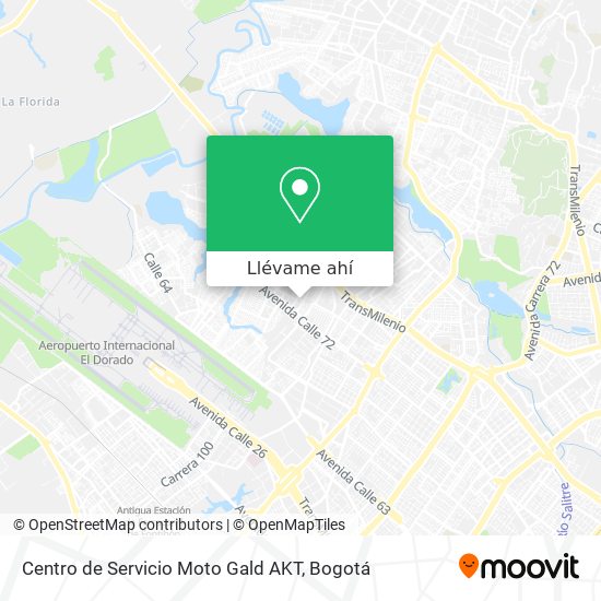Mapa de Centro de Servicio Moto Gald AKT