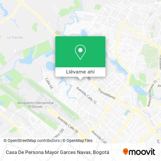 Mapa de Casa De Persona Mayor Garces Navas