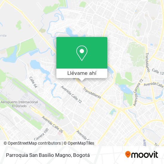 Mapa de Parroquia San Basilio Magno