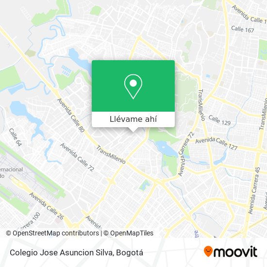 Mapa de Colegio Jose Asuncion Silva