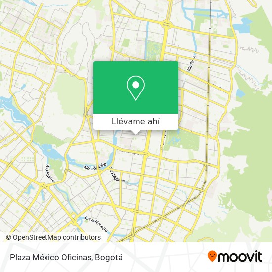 Mapa de Plaza México Oficinas