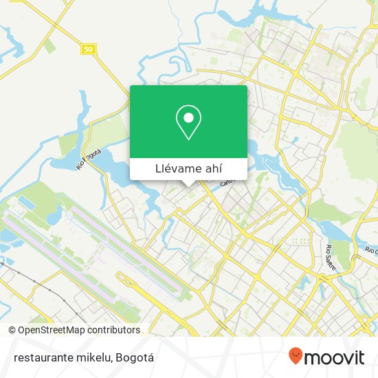 Mapa de restaurante mikelu