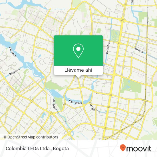 Mapa de Colombia LEDs Ltda.