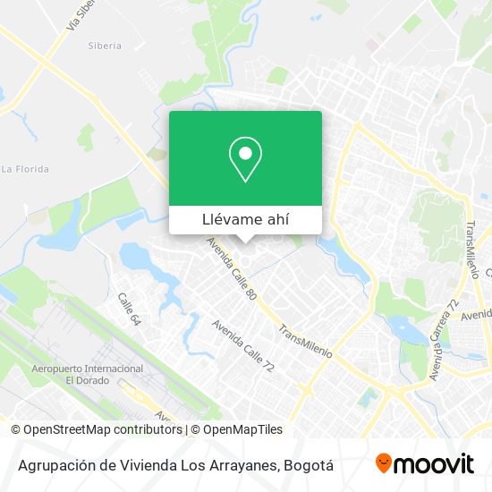 Mapa de Agrupación de Vivienda Los Arrayanes