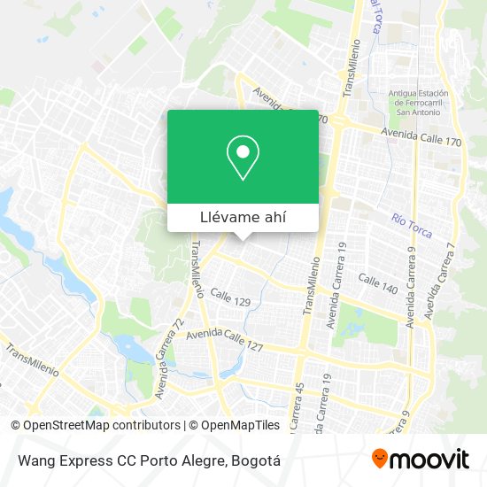 Mapa de Wang Express CC Porto Alegre