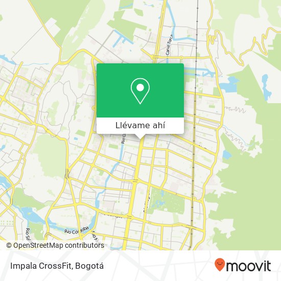 Mapa de Impala CrossFit