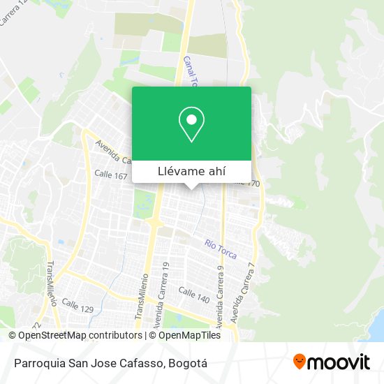 Mapa de Parroquia San Jose Cafasso