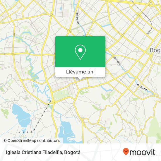 Mapa de Iglesia Cristiana Filadelfia