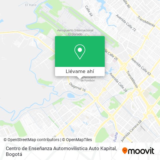 Mapa de Centro de Enseñanza Automovilística Auto Kapital