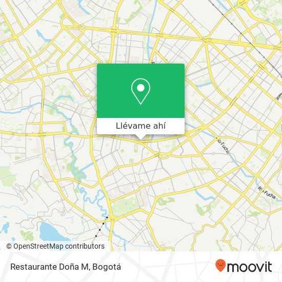 Mapa de Restaurante Doña M