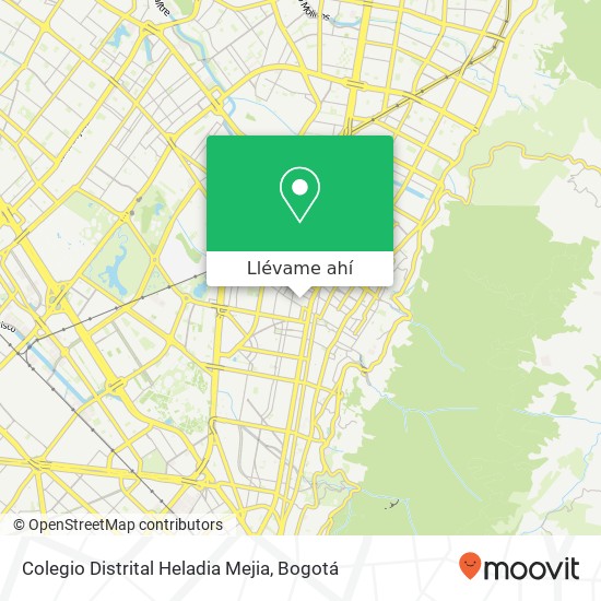 Mapa de Colegio Distrital Heladia Mejia