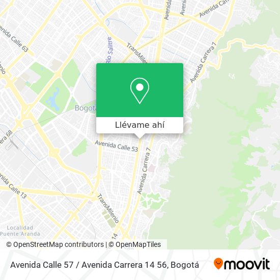 Mapa de Avenida Calle 57 / Avenida Carrera 14 56