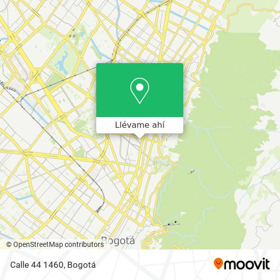 Mapa de Calle 44 1460