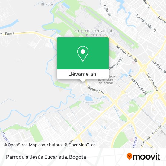 Mapa de Parroquia Jesús Eucaristía