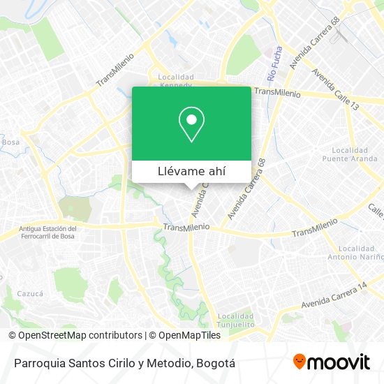 Mapa de Parroquia Santos Cirilo y Metodio