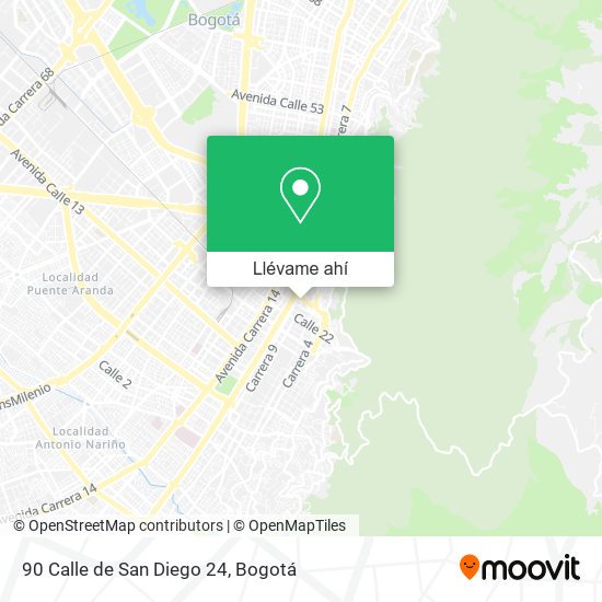 Mapa de 90 Calle de San Diego 24