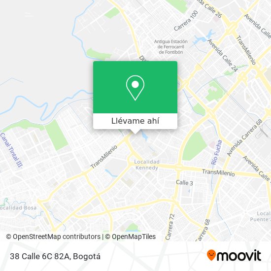 Mapa de 38 Calle 6C 82A