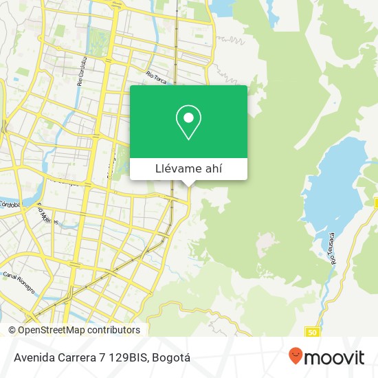 Mapa de Avenida Carrera 7 129BIS