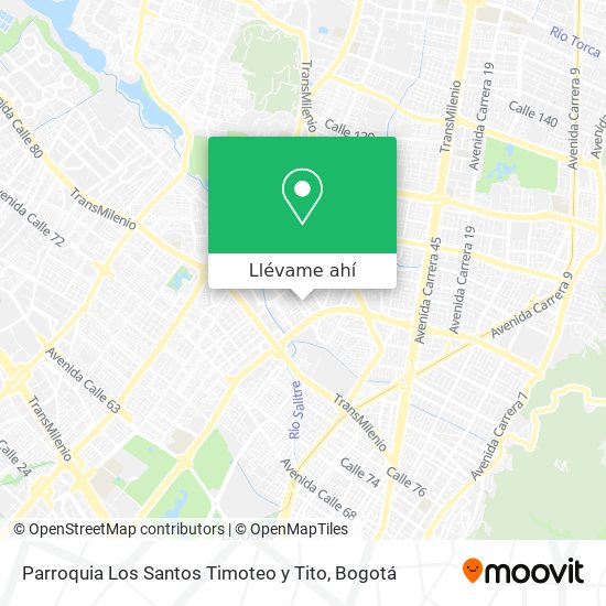 Mapa de Parroquia Los Santos Timoteo y Tito