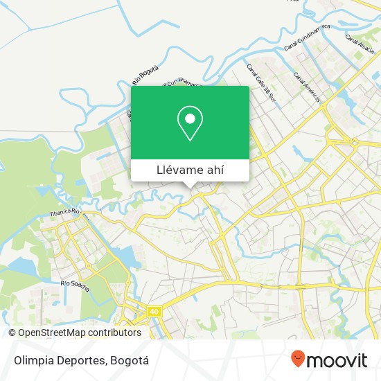 Mapa de Olimpia Deportes