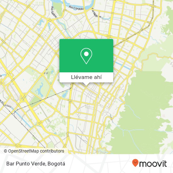 Mapa de Bar Punto Verde