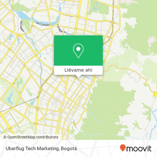 Mapa de Uberflug Tech Marketing