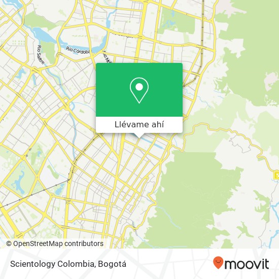 Mapa de Scientology Colombia