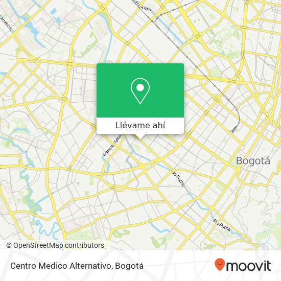 Mapa de Centro Medico Alternativo