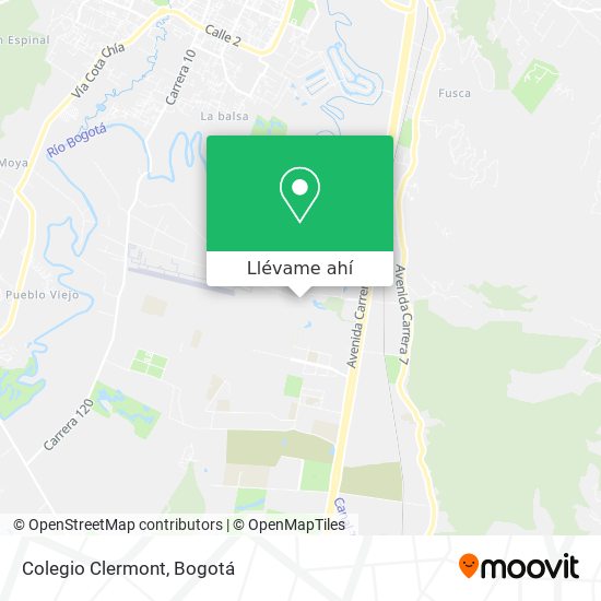 Mapa de Colegio Clermont