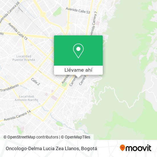 Mapa de Oncologo-Delma Lucia Zea Llanos